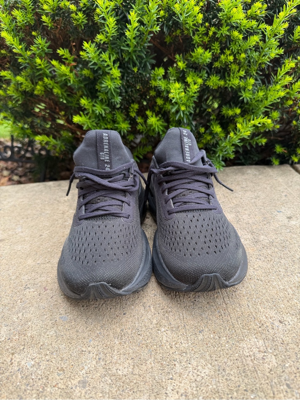 Brooks Adrenaline GTS 24 Womens Size 8.5 B Running Shoes Black Ebony 1204261B020 - Picture 8 of 12